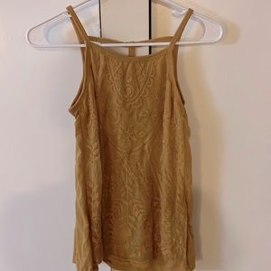 Rewind yellow tank top, size small